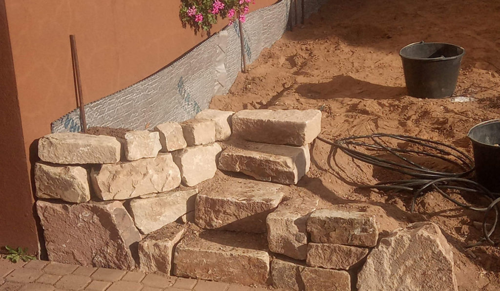 Jos Sarneel Alzenau Gartengestaltung Natursteinmauer